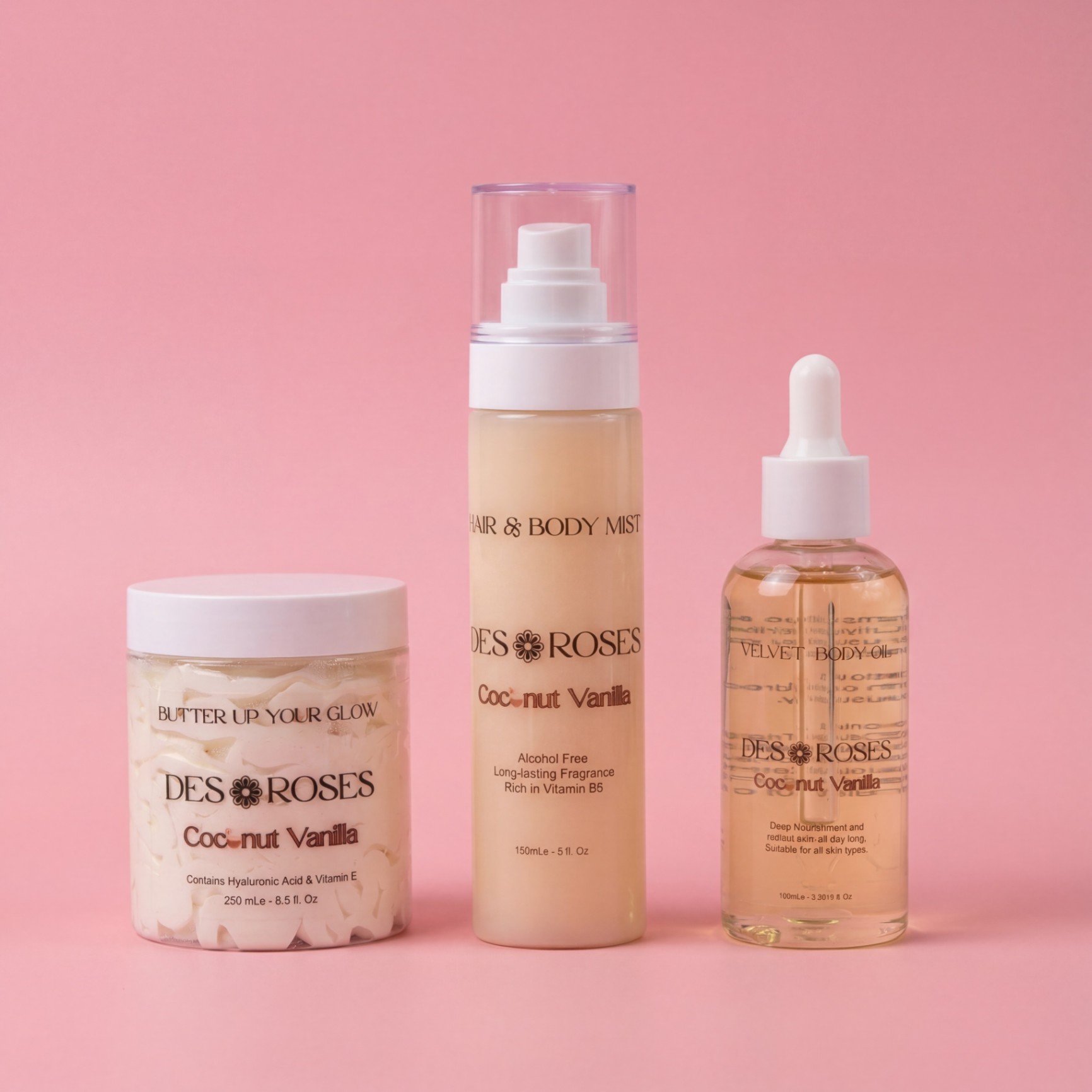 Coconut & vanilla after shower